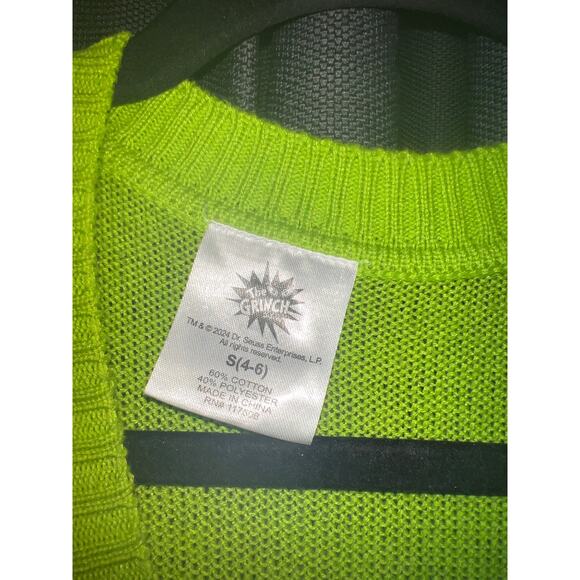 Ugly Christmas Sweater Xmas Size Small Grinch - Picture 2 of 3